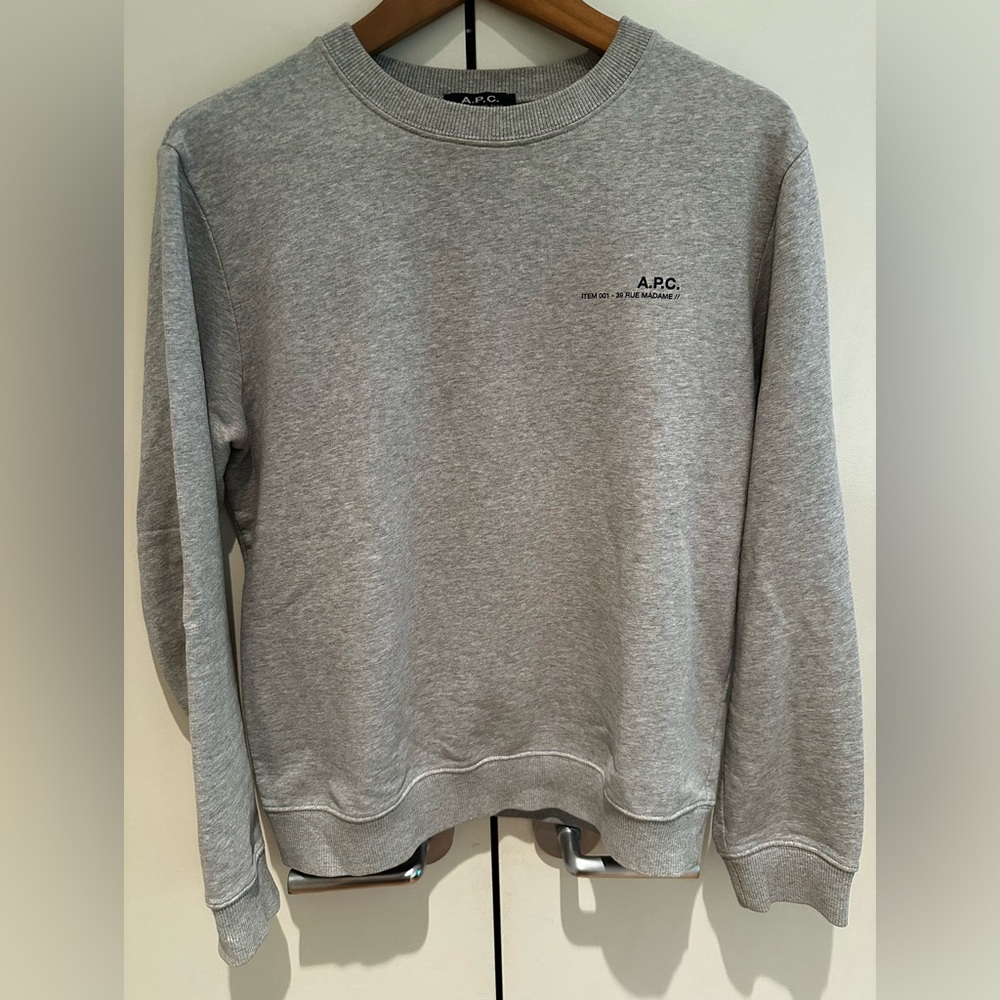 A.P.C. Grey Standard Sweatshirt